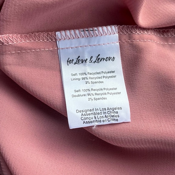 For Love & Lemons Pink Mini Dress - Picture 7 of 8
